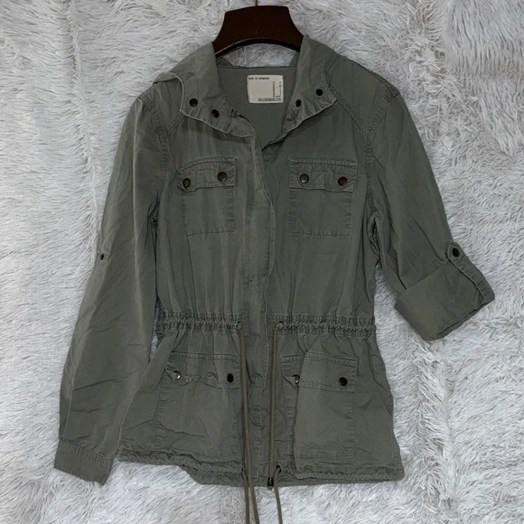 Life in Progress Sage Utility Jacket - Picture 1 of 9